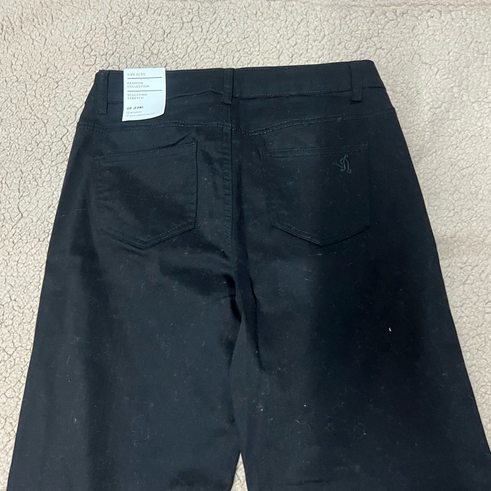 🤍New Womens VIP Black Stretch Wide Leg Pants🤍 - Picture 7 of 7